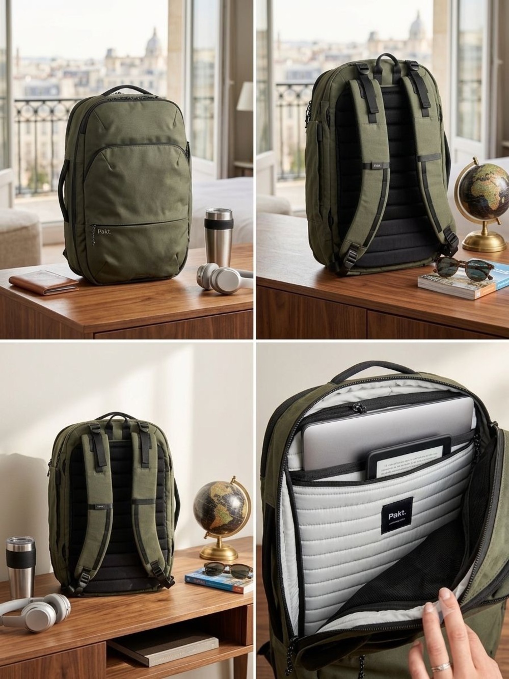 Olive Green Everyday  Backpack 45L They are original and everything works